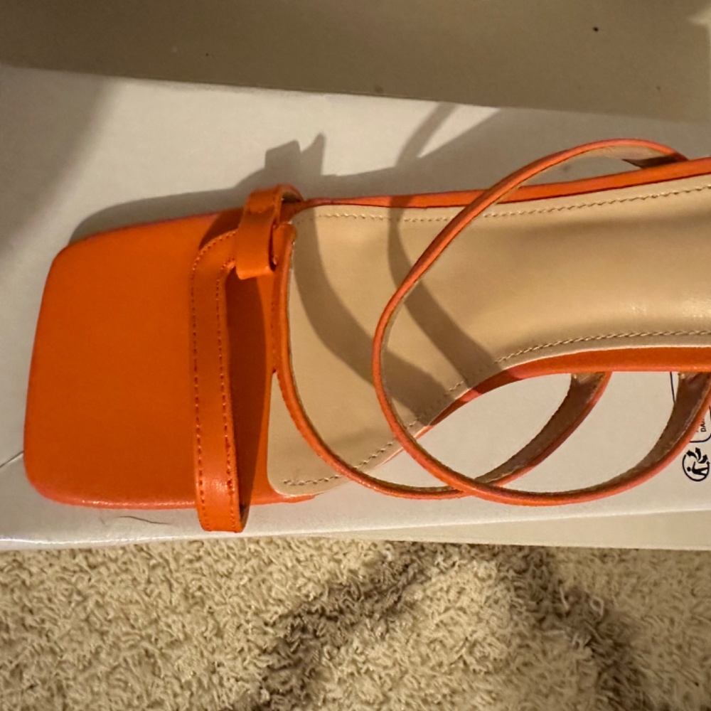 Orange High Heels - Picture 3 of 4